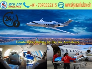 High-Class ICU Air Ambulance Service in Lucknow by Sky